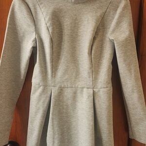 BCBGeneration Gray Long Sleeve Dress